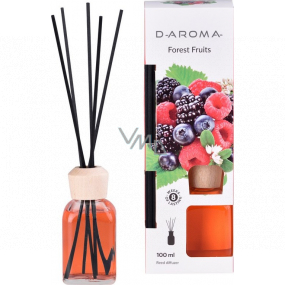 D-Aroma- Forest Fruits - Waldfrucht-Aromadiffusor mit Stäbchen zur allmählichen Aromaabgabe 100 ml