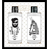 Bohemia Gifts Grobes und sanftes Duschgel für Männer 200 ml + Haarshampoo für Frauen 200 ml, Kosmetikset