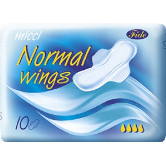 Micci Normal Wing Intim Pads mit Flügeln 10 Stück