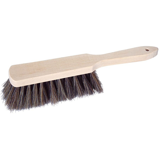 Spokar Handbesen, unlackierter Holzkörper, Rosshaarfasern 5206/411