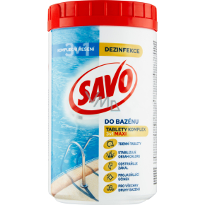 Savo Pool Maxi Komplex 3in1 Chlortabletten Wasserdesinfektion, 1,2 kg