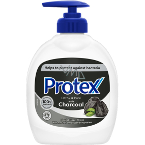 Protex Charcoal antibakterielle Flüssigseife mit Pumpe 300 ml