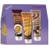 Dermacol Aroma Ritual Coffee Shot cremiges Duschgel 250 ml + Belgian Chocolate harmonisierendes Duschgel 250 ml + Macadamia Truffle köstliches Duschgel 250 ml, Kosmetikset für Frauen