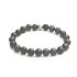 Cordierit / Iolid Armband elastischer Naturstein, Kugel 8 mm / 16 - 17 cm, Wikingerstein - Kompass