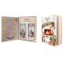 Bohemia Gifts Weihnachtswünsche Duschgel 250 ml + Haarshampoo 250 ml, Buch Kosmetikset