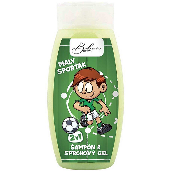 Bohemia Gifts Footballer 2in1 Shampoo und Duschgel für Kinder 250 ml