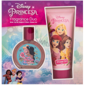 Disney Princess Princesa Eau de Toilette 50 ml + Duschgel 150 ml, Geschenkset für Kinder