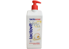 Lactovit Lactourea Oleo Körperlotion mit natürlichen Ölen für sehr trockene Haut 400 ml Spender