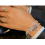 Charm Sterling Silber 925 Sternzeichen Sparkling Aquarius, Perle für Armband