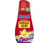 Somat Gel für Geschirrspüler All in 1 Zitrone & Limette. 2× 720 ml, 80 Waschladungen