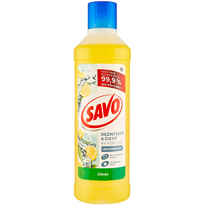 Savo Desinfektionsmittel und Bodenreiniger Zitrone 1 l