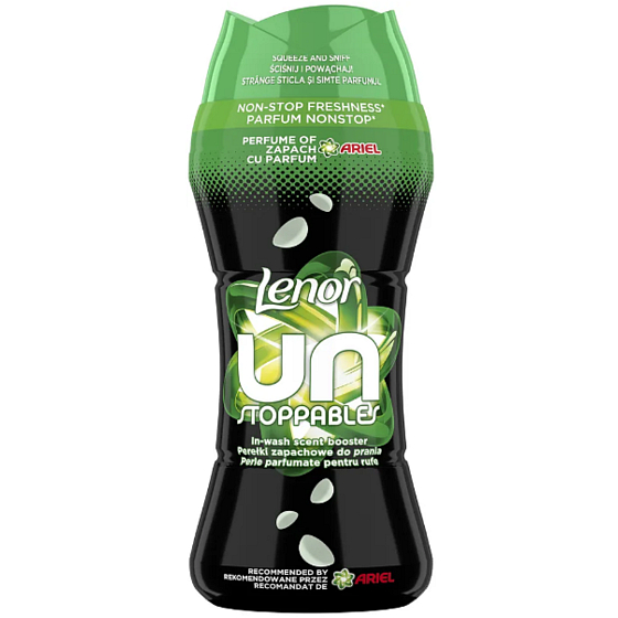 Lenor Unstoppables Ariel vonné perličky do pračky 270 g pro intenzivní a dlouhotrvající vůni prádla