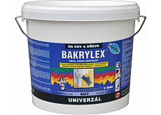 Bakrylex Universal matt V2066 Holz- und Metallfarbe 0199 Schwarz, 5 kg