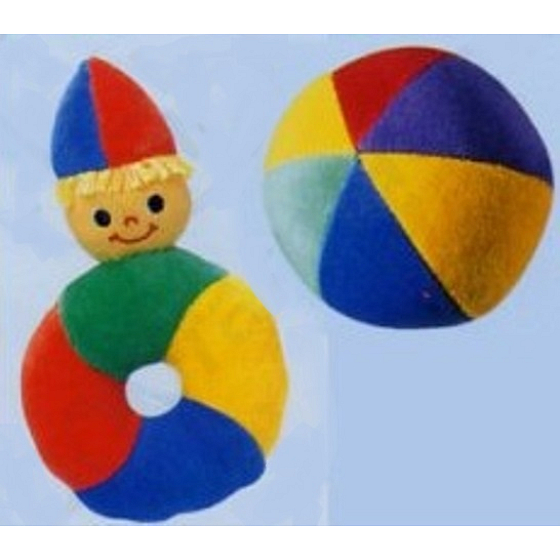 Nuk Textilspielzeug Clown 1 Stück