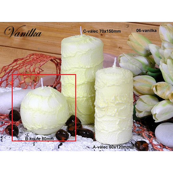 Lima Sirius Vanilla Duftkerzenkugeln 80 mm 1 Stück