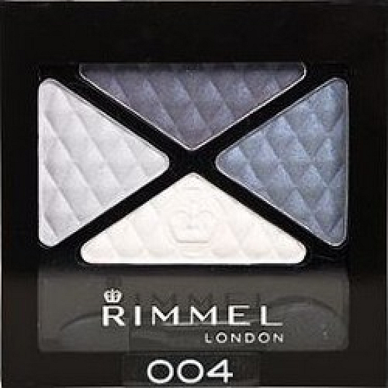 Rimmel London Glam Eyes Quad Lidschatten 004 Smokey Blue 4 g