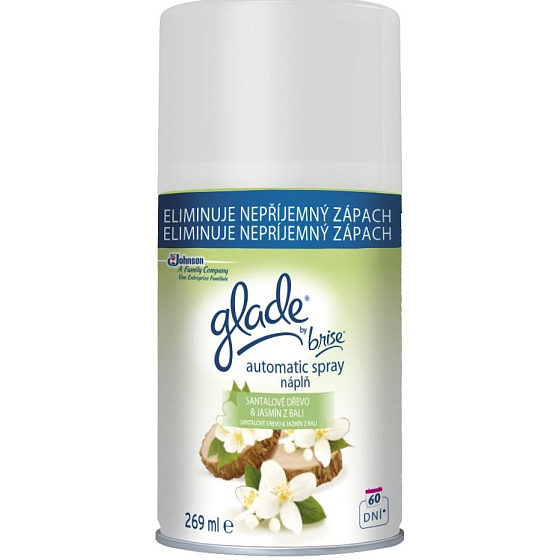 Glade Sandalwood & Jasmine von Bali automatische Erfrischungsnachfüllung 269 ml