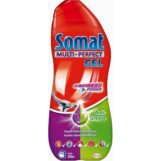 Somat Multi-Perfect Gel Express Power Anti-Fett-Geschirr Gel 650 ml