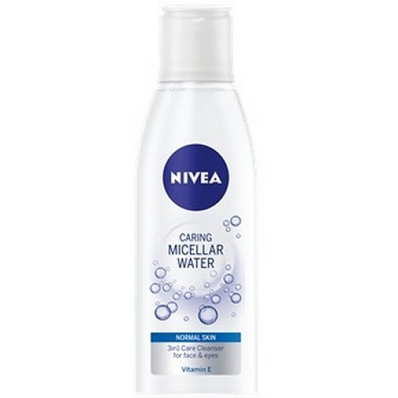 Nivea Caring Micellar Water Erfrischendes pflegendes Mizellenwasser für normale bis Mischhaut 200 ml