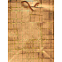 Nekupto Geschenk Papiertüte 23 x 18 x 10 cm Gold mit Quadraten 074 03 GM
