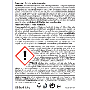 Ideal Duha schwarz, Textilfarbe für Baumwolle, Viskose und Leinen, für 300 g Stoff, 15 g