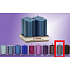 Lima Candle glattes Metall grau Zylinder 50 x 100 mm 4 Stück