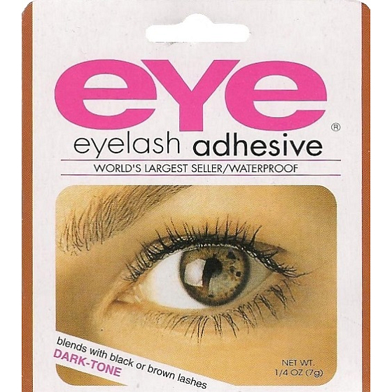 EyelaShes Kleber für falsche Wimpern Dark-Tone schwarz 7 g