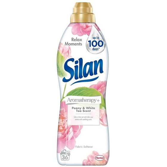 Silane Aromatherapie Pfingstrose & Weißer Tee Duft Weichspüler 36 Dosen 900 ml
