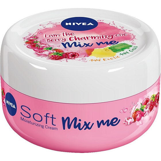Nivea Soft Mix Me Berry Charmante frische Feuchtigkeitscreme 100 ml