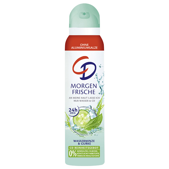 CD Wasserminze und Curke - Minze und Gurke Body Deodorant Spray für Frauen 150 ml