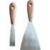 Spokar Hobby Farbspatel, gebürsteter Stahl, Holzgriff 30 mm