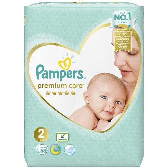 Pampers Premium Care 2 Mini 4-8 kg Windelhöschen 68 Stück