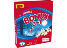 Bonux White Lilac 3 in 1 Waschpulver für weiße Wäsche 4 Dosen von 300 g