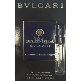 Bvlgari Splendida Tubereuse Mystique parfümiertes Wasser für Frauen 1,5 ml mit Spray, Fläschchen