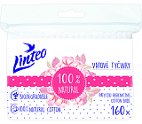 Linteo Natural Wattestäbchen Papierbeutel 160 Stück