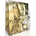 Degen Geschenk Papiertüte 18 x 22,5 x 9,7 cm Weihnachten Goldene Laterne und Stern 001 LUX Medium