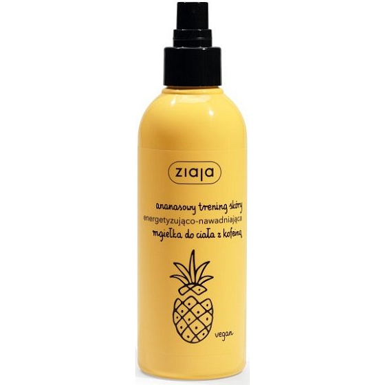 Ziaja Pineapple Körpernebel mit einer feuchtigkeitsspendenden Wirkung von 200 ml