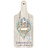 Bohemia Gifts Dekoratives Schneidebrett Lavendel ist Liebe 28 x 12 cm