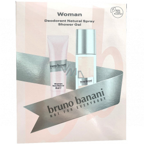 Bruno Banani Woman parfümiertes Deo Glas 75 ml + Duschgel 50 ml, Geschenkset für Frauen