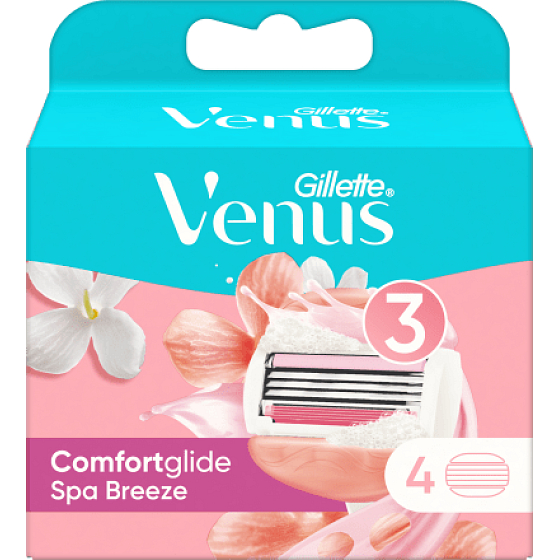 Gillette Venus ComfortGlide Spa Breeze Ersatzköpfe 4 Stück für Frauen