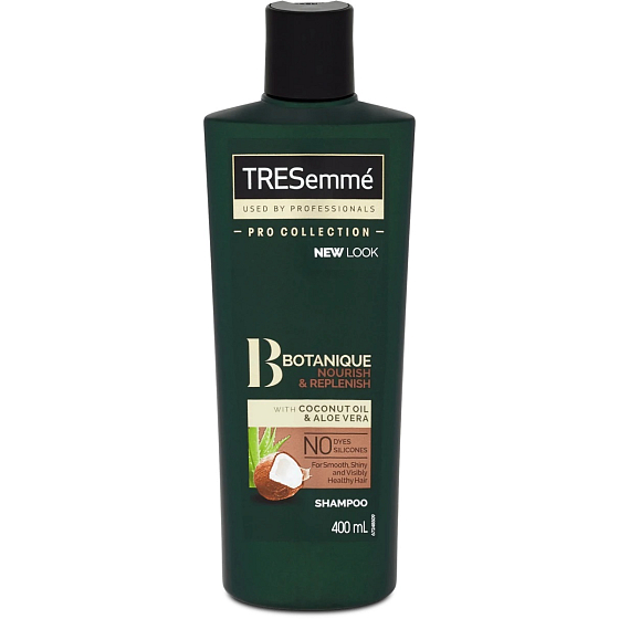 TRESemmé Botanique Nourish & Replenish Shampoo für glattes, glänzendes und sichtbar gesundes Haar 400 ml