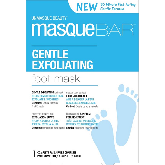 MasqueBar Sanftes Fuß-Peeling Maske 1 Paar