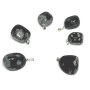 Obsidianflocke Troml-Anhänger Naturstein, 2,2-3 cm, 1 Stück, Stein des Heils