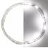 Emos Weihnachts-Nanokette silber 1,9 m, 20 LEDs, kaltweiß + Timer