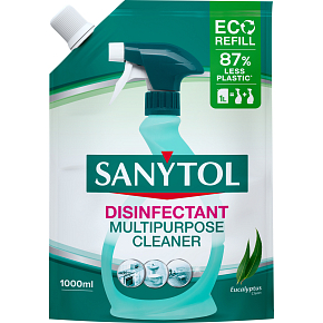 Sanytol Nachfüllung Desinfektionsmittel universell, Eukalyptus 1 l