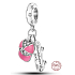 Sterling Silber 925 Skateboard, 2in1 Kappe, Sportarmband Anhänger