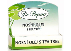 Dr. Popov Teebaum-Nasenöl Roll-on zur Entspannung der Atemwege 6 ml