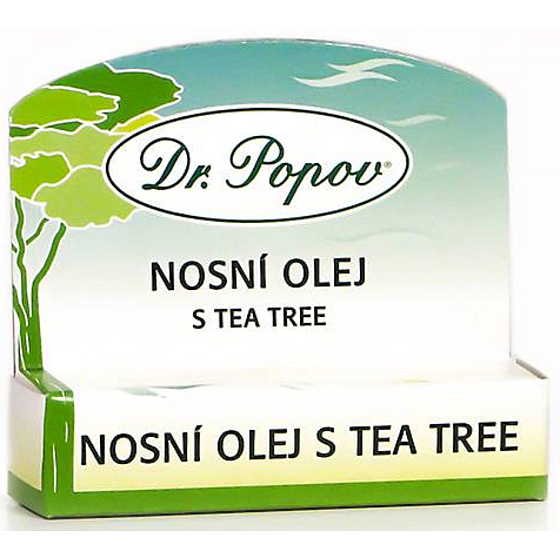 Dr. Popov Teebaum-Nasenöl Roll-on zur Entspannung der Atemwege 6 ml
