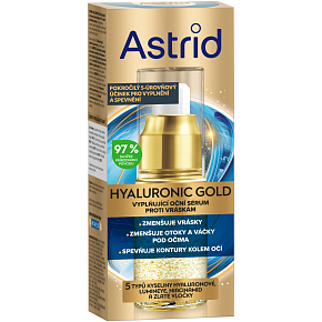 Astrid Hyaluronsäure Gold Augenserum, 15 ml Astrid Hyaluronsäure Gold Augenserum, 15 ml