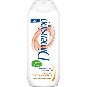 Dimension by LUX 2in1 Shampoo und Conditioner für alle Haartypen, 250 ml